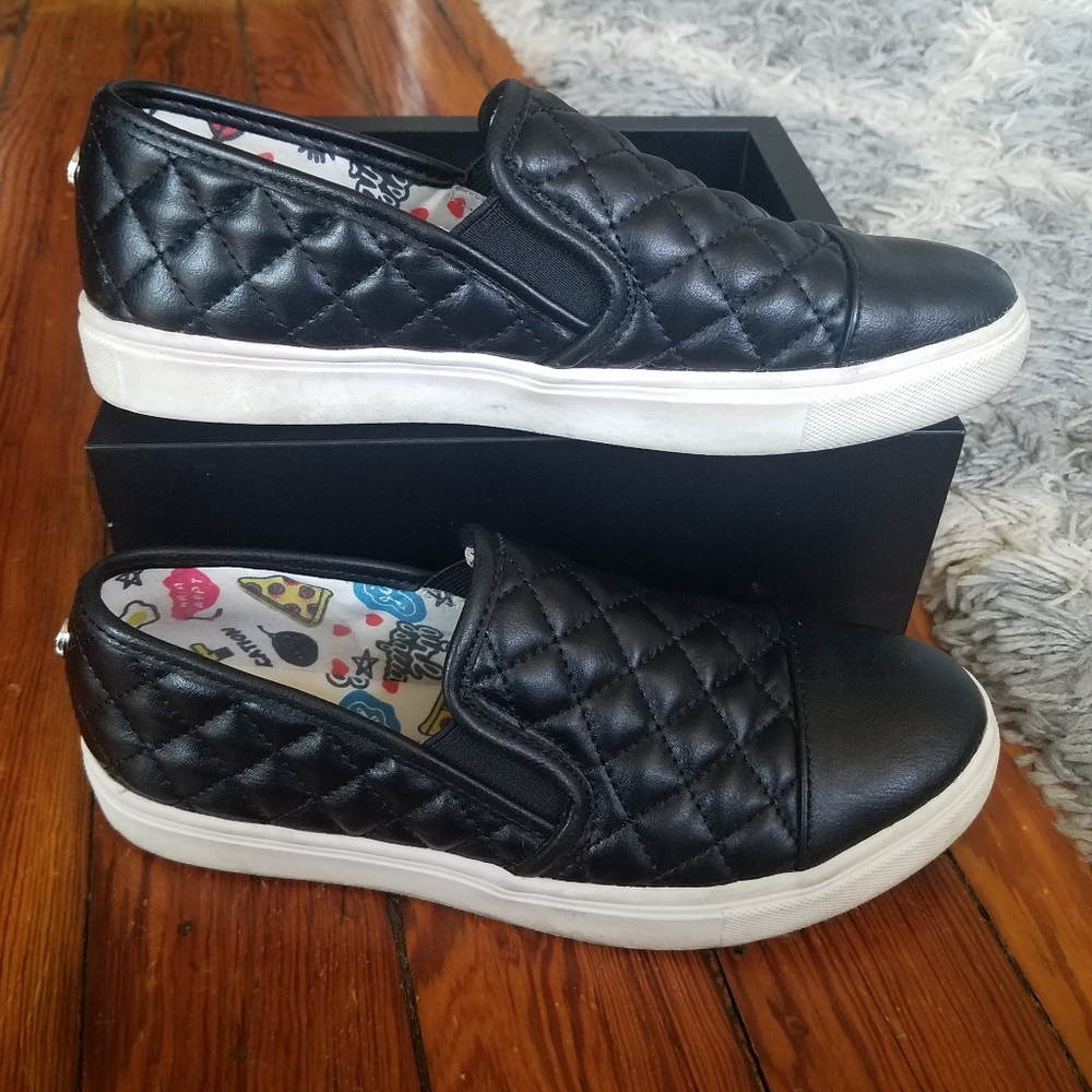 Steve Madden Girl's‎ Quilted Slip On Shoe Sneaker 4